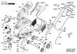 Bosch 3 600 H81 300 ROTAK 43 (ERGOFLEX) Lawnmower Spare Parts